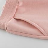 Children Trousers for Girls 2022 Spring Winter Fleece Thickening Solid Pink Grey Sport Casual Long Pants for 1-9 Years
