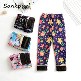 Printed Warm Trousers Children Clothing